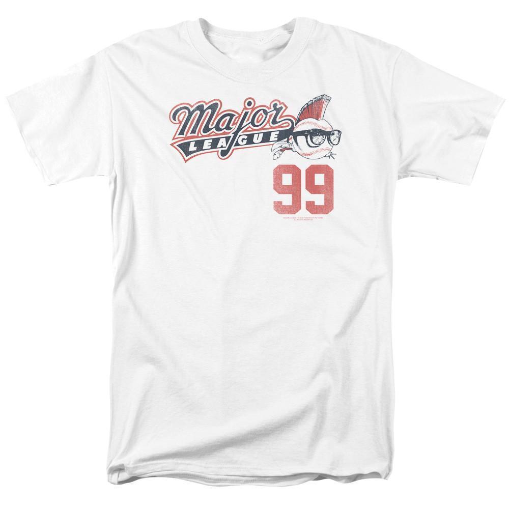 Major League 99 Adult 181 T Shirt White